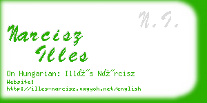 narcisz illes business card